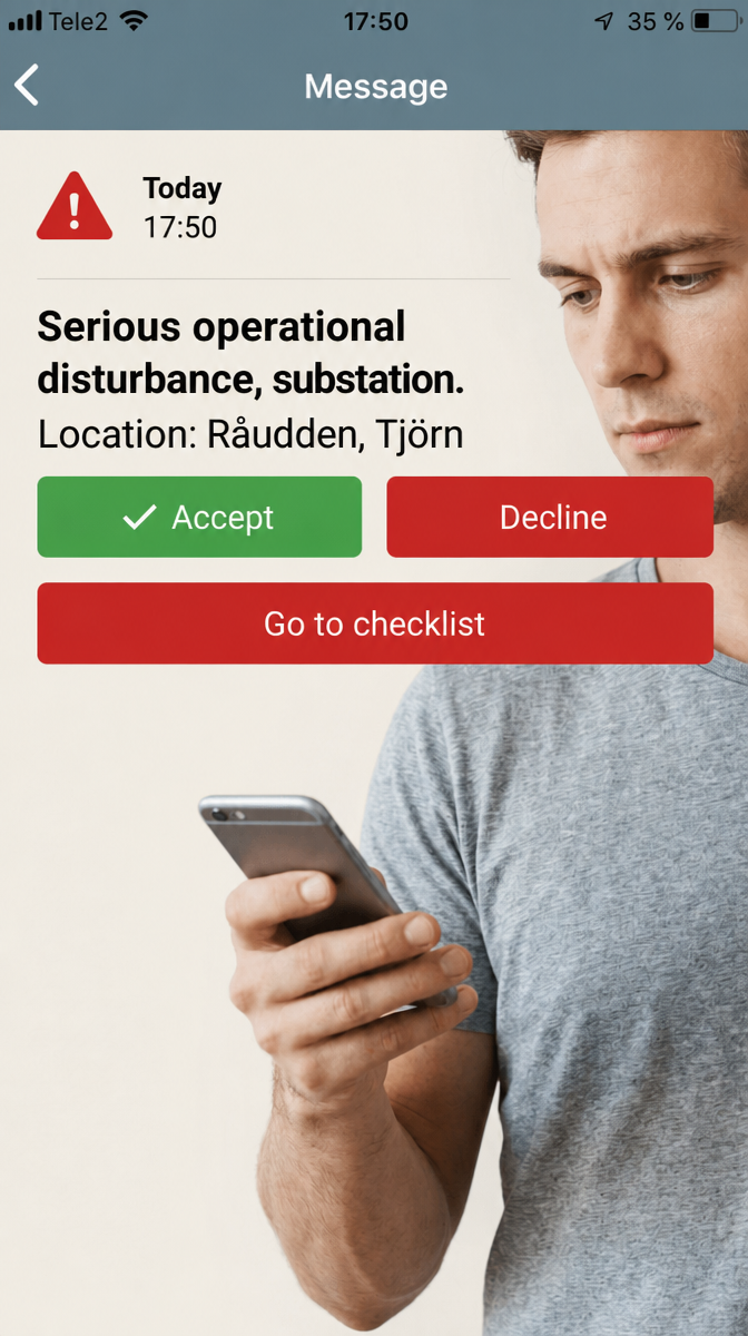 Operational disturbance
